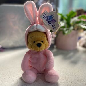 Winnie the Pooh in a bunny suit
